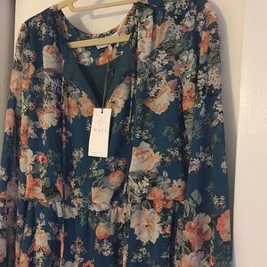WAYF floral dress